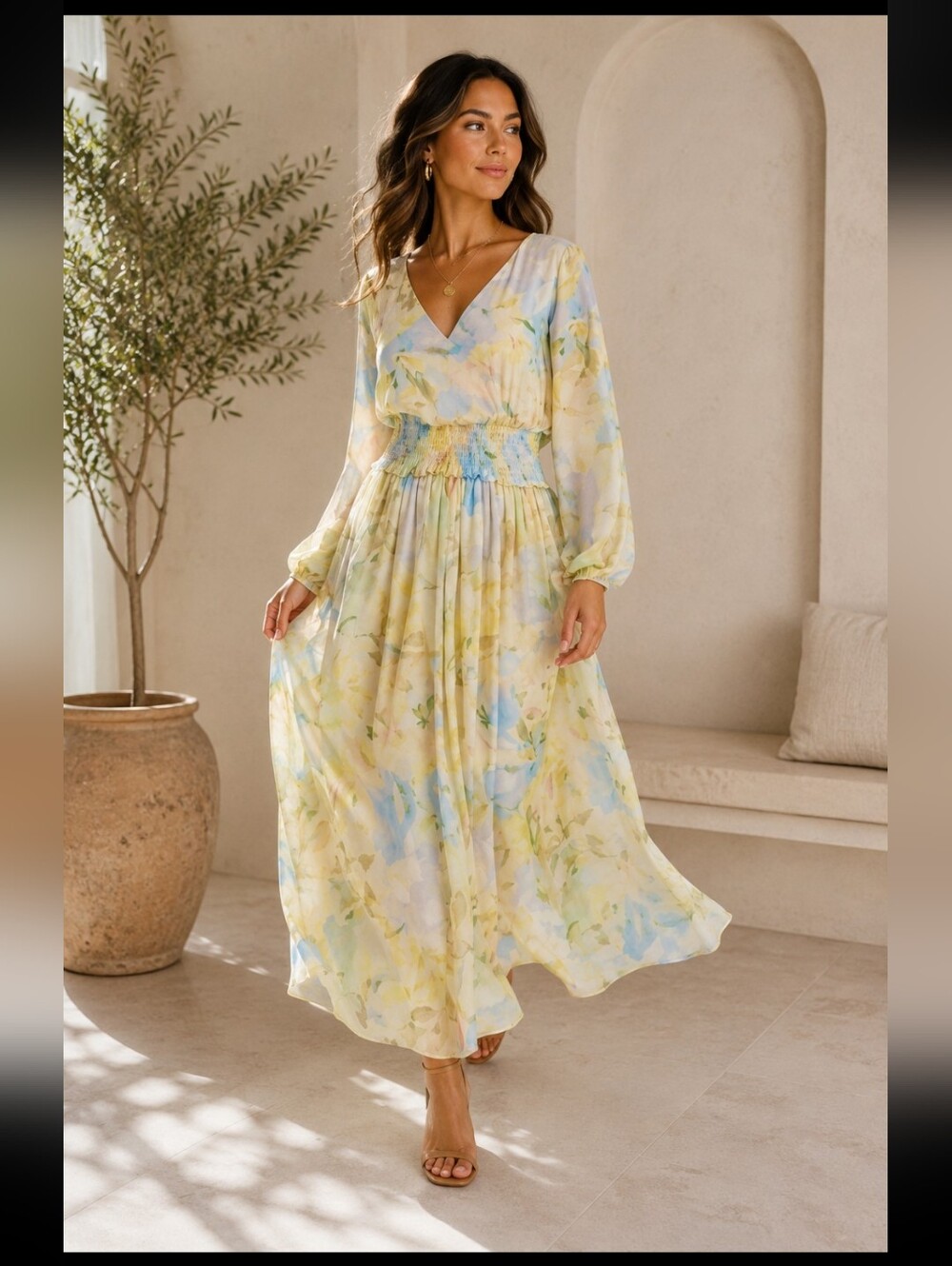 Laundry By Shelli Segal Floral Maxi Dress